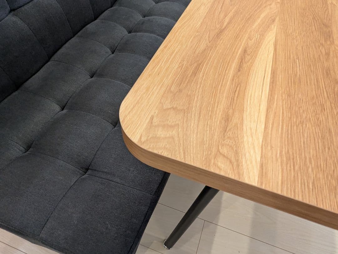 【naaa】　mild　L字　ダイニングセット　ダイニングテーブル