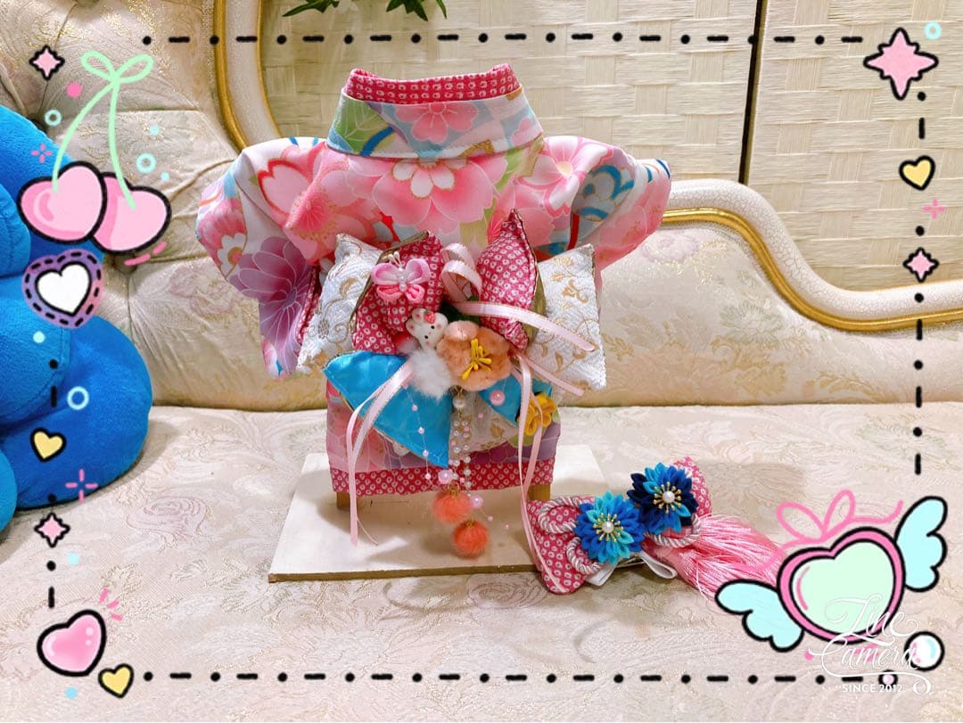 386.pon2pon2☆犬オーダー☆犬お着物☆ワンコお着物