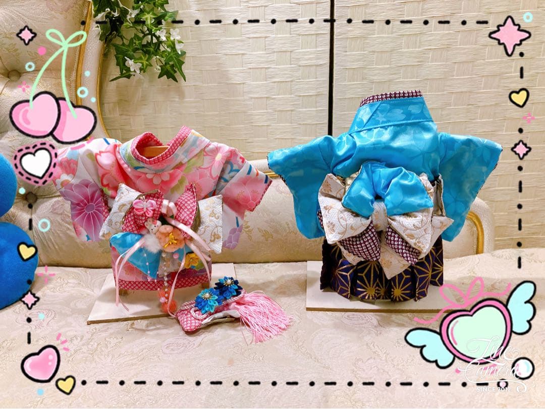 386.pon2pon2☆犬オーダー☆犬お着物☆ワンコお着物