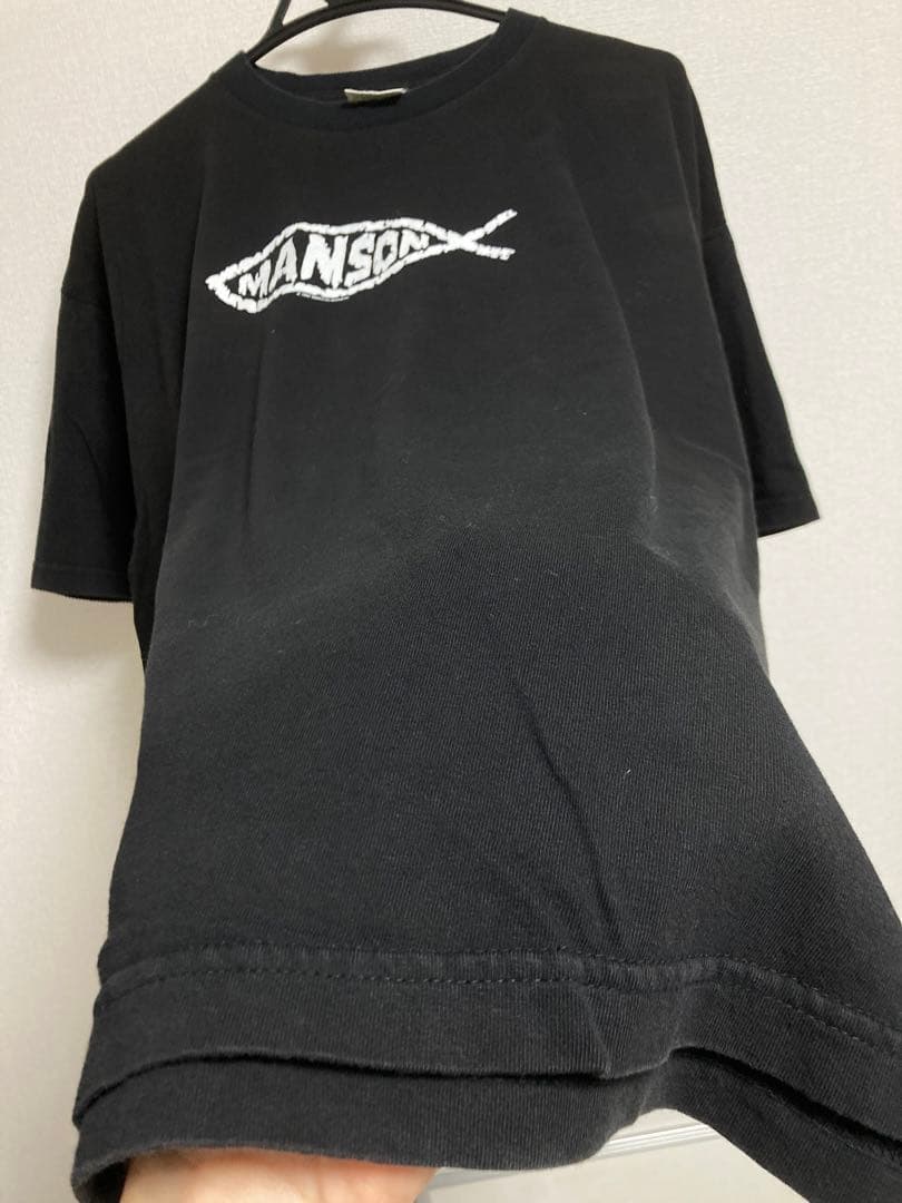 1997 Marilyn Manson Fish Logo Tシャツ XL