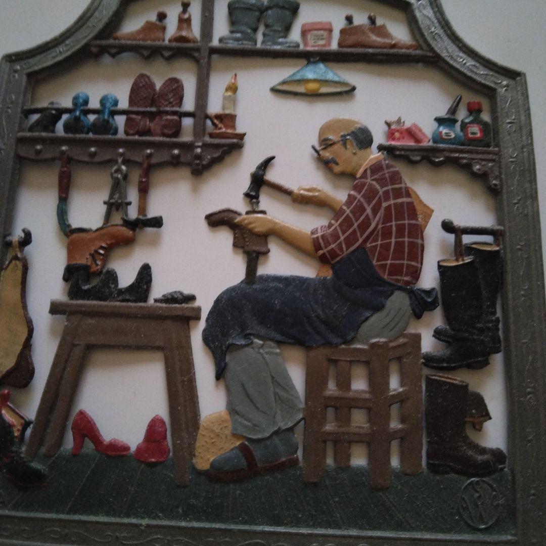 値下げ　美品ヨーロッパで購入　家庭的なシーンのアートパネルセット