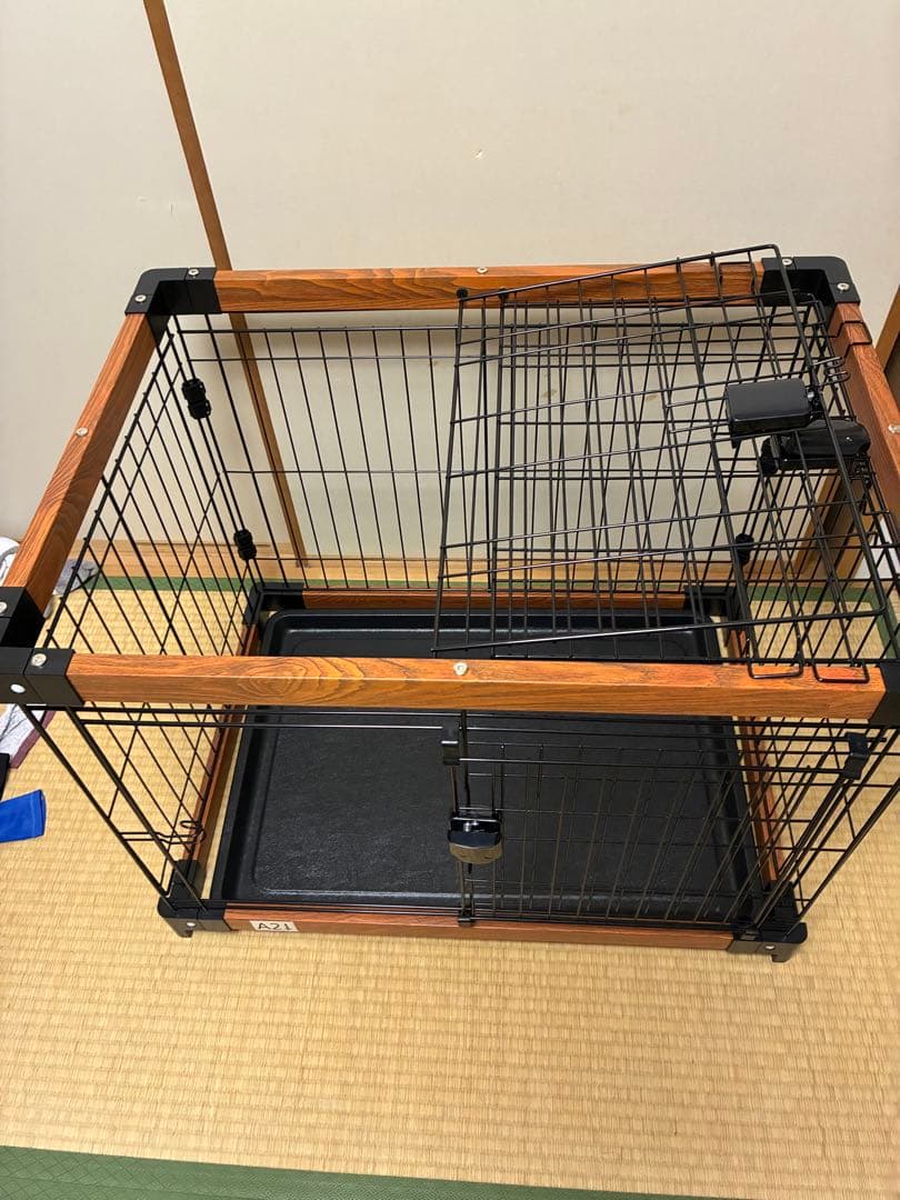 小型犬用ケージ屋根付き　おしゃれ