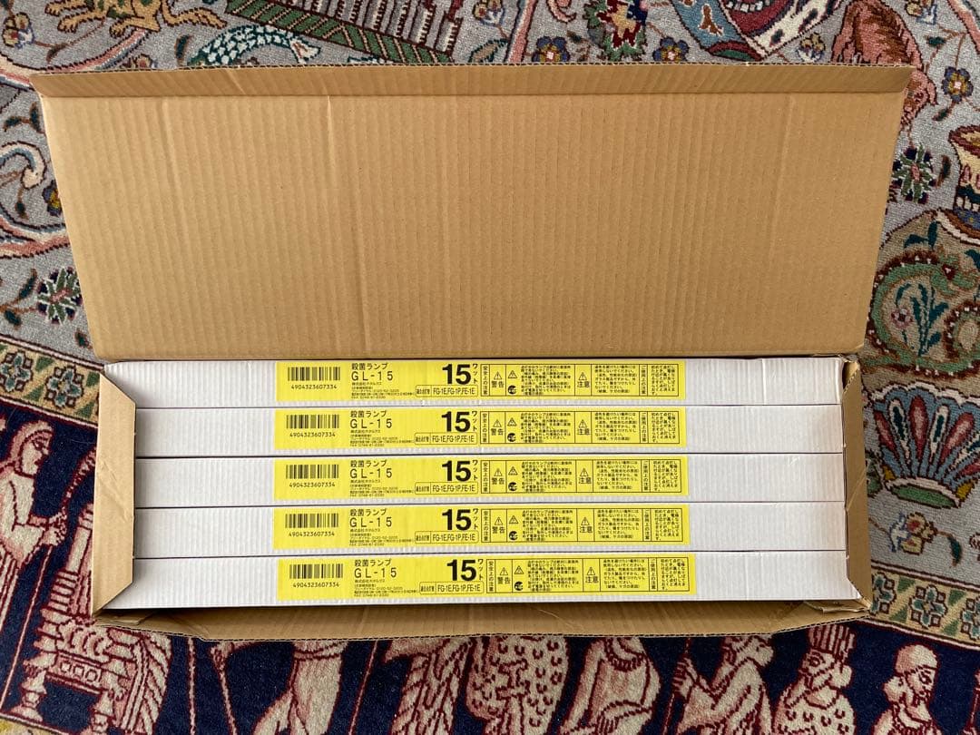 殺菌ランプ GL-15 15ワット 10本+ King Mat 2個　送料込み