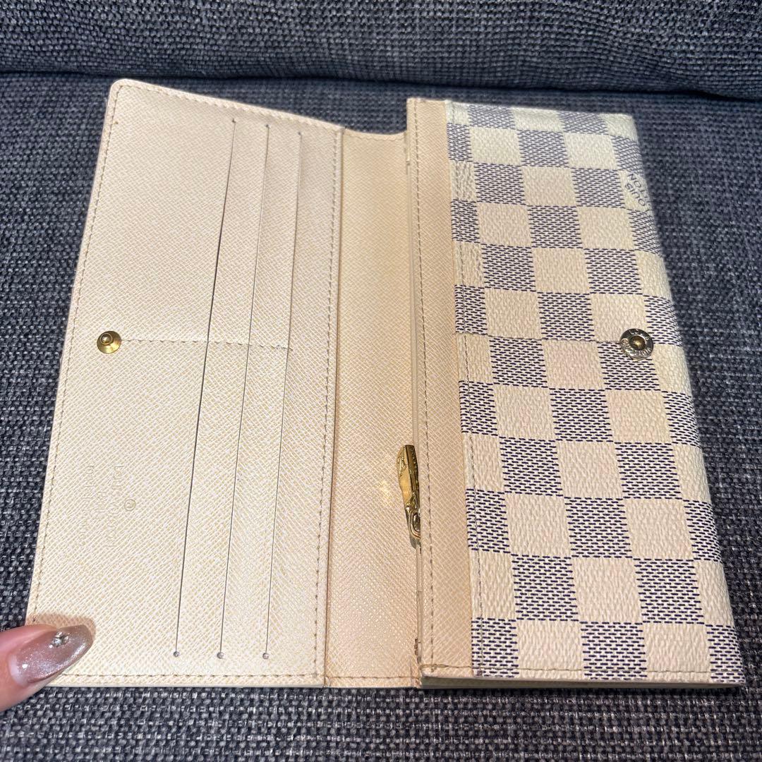 Louis Vuitton ダミエ・アズール 二つ折り財布
