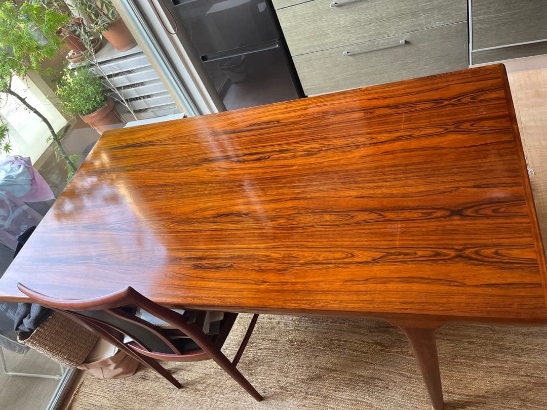 ◾️1/15まで値下げ◾️希少材ローズウッド ダイニングテーブル