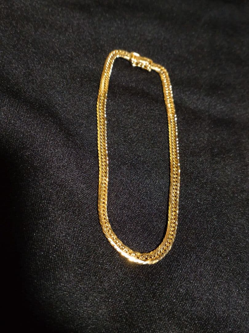 全てK18 喜平アンクレット　16面カット 造幣局検定マーク刻印あり 鑑定済み