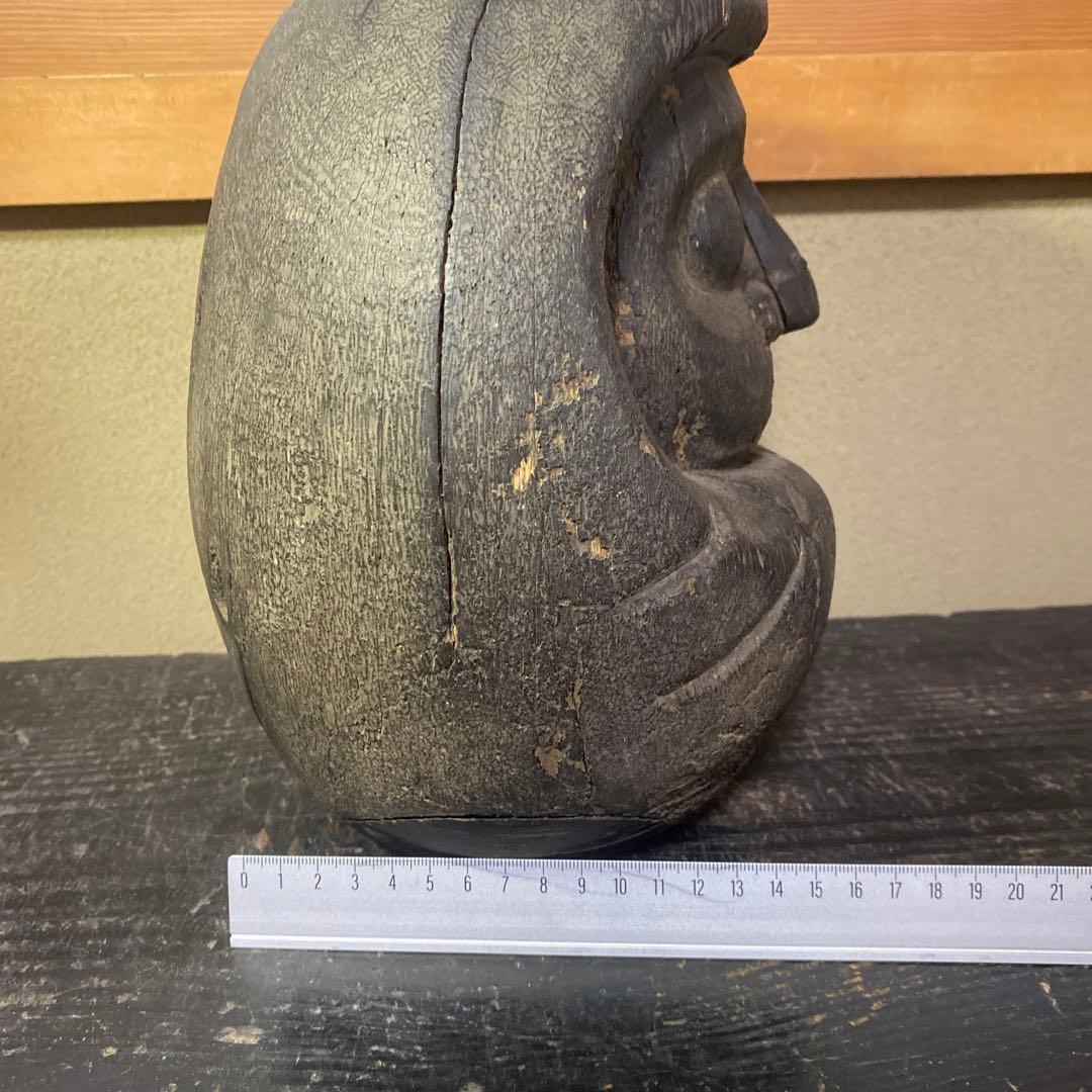 木彫　達磨の型