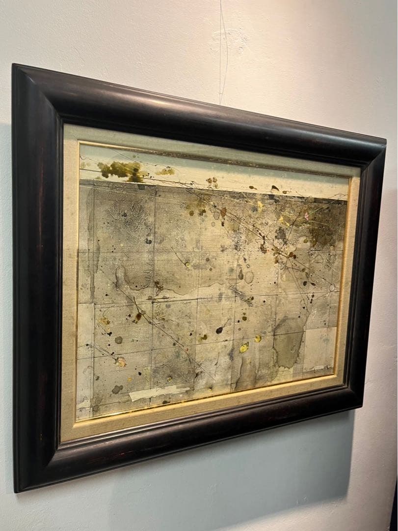 櫃田伸也　「小さな流れ」 10号　油彩画