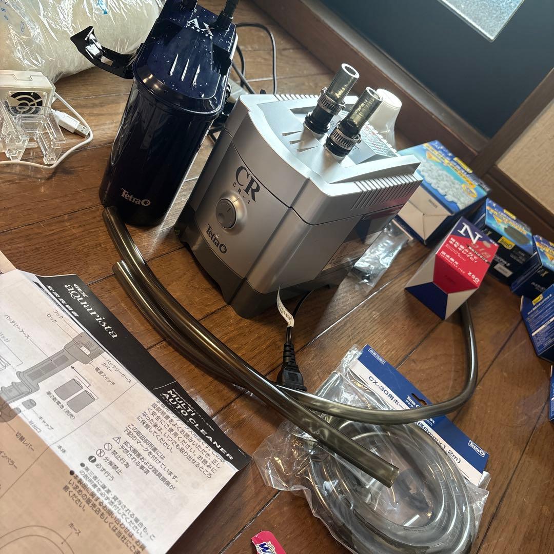 Tetra テトラクールタワー　パワーフィルター ポンプ　ホースなどまとめ売り