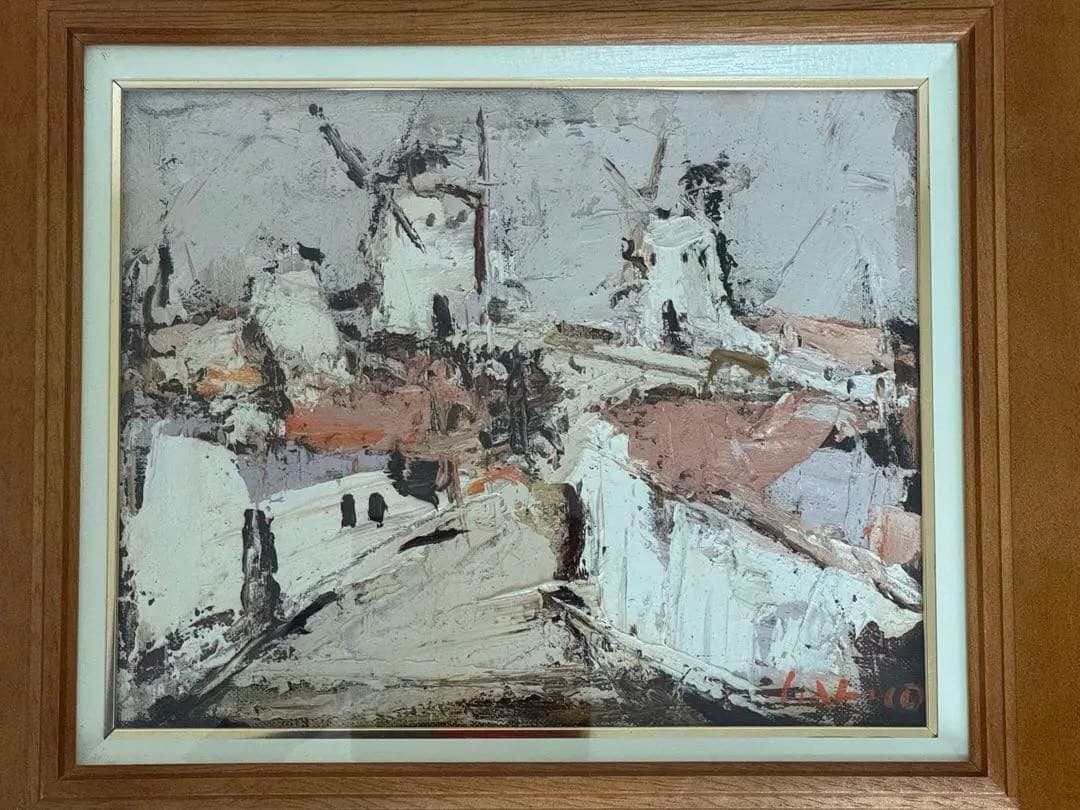 友成晴雄 油彩画