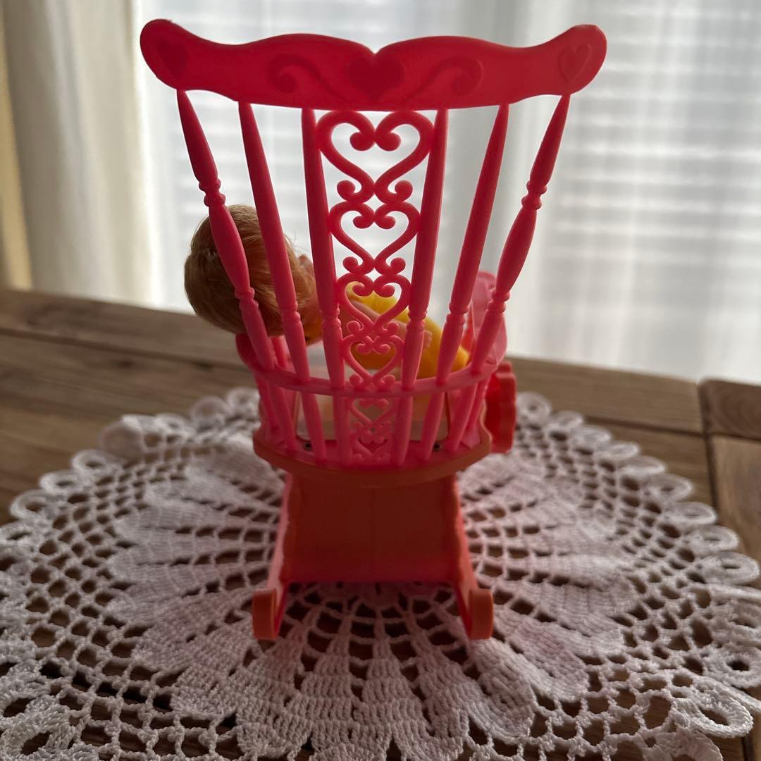 昭和レトロ⭐︎ユッコちゃん人形のメロディーチェア＆赤ちゃんセット⭐︎希少