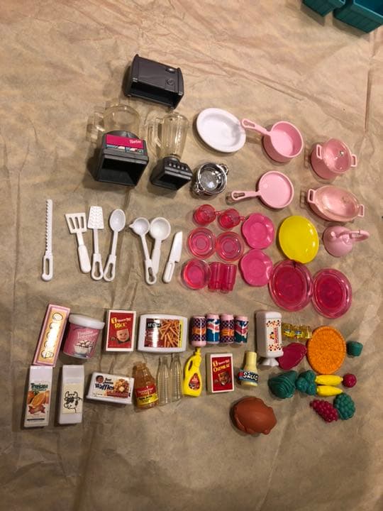 バービービンテージ☆ Barbie Mattel キッチンセット 1995年