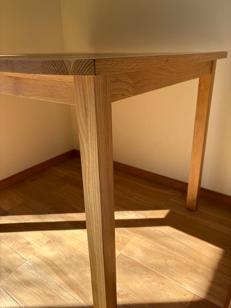 無印　正方形　ダイニングテーブル　オーク材