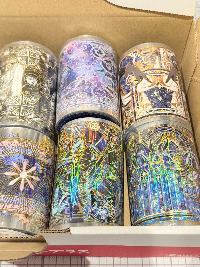 【ギラギラセット】装飾マステ 新品 まとめ売り 9巻 海外マスキングテープ