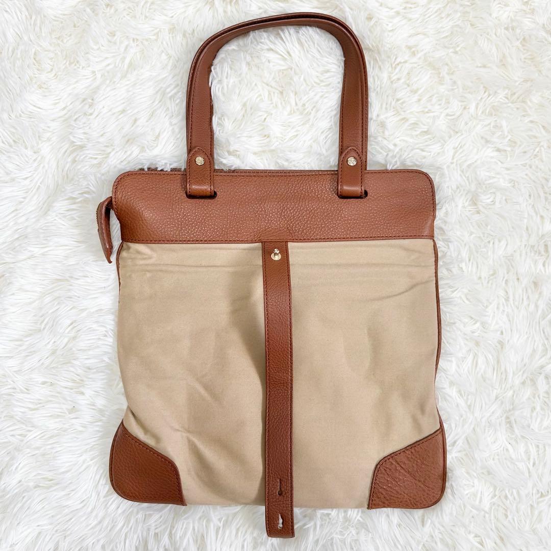 BURBERRY バーバリー トートバッグ ノバチェック ロゴ刺繍 保存袋付き