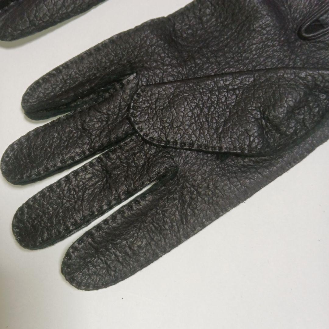 未使用　デンツ　ペッカリー15-1041　手袋 サイズ8 黒