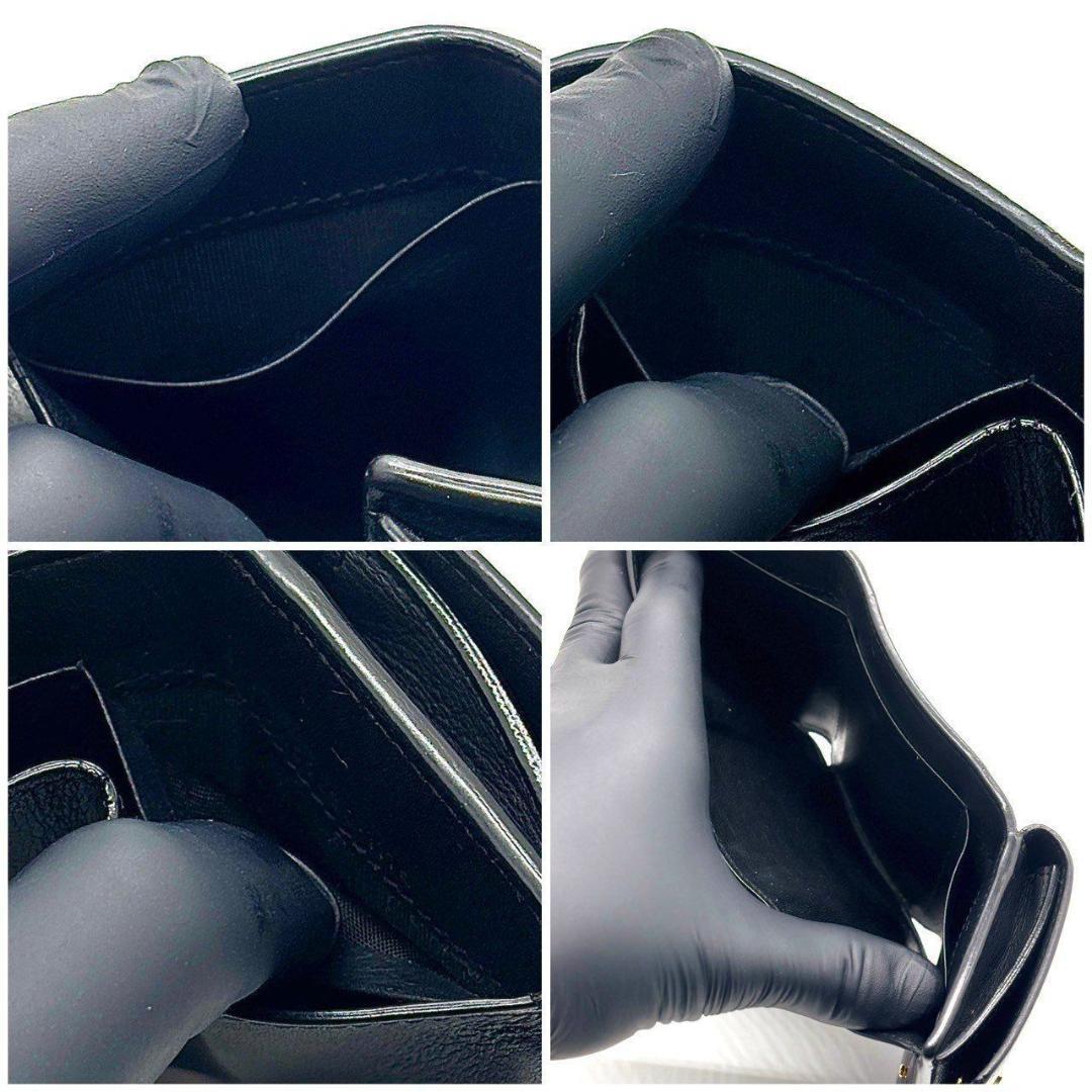 ✨*中様 サンローランパリ 三つ折り財布 タイニーウォレット カサンドラ 黒