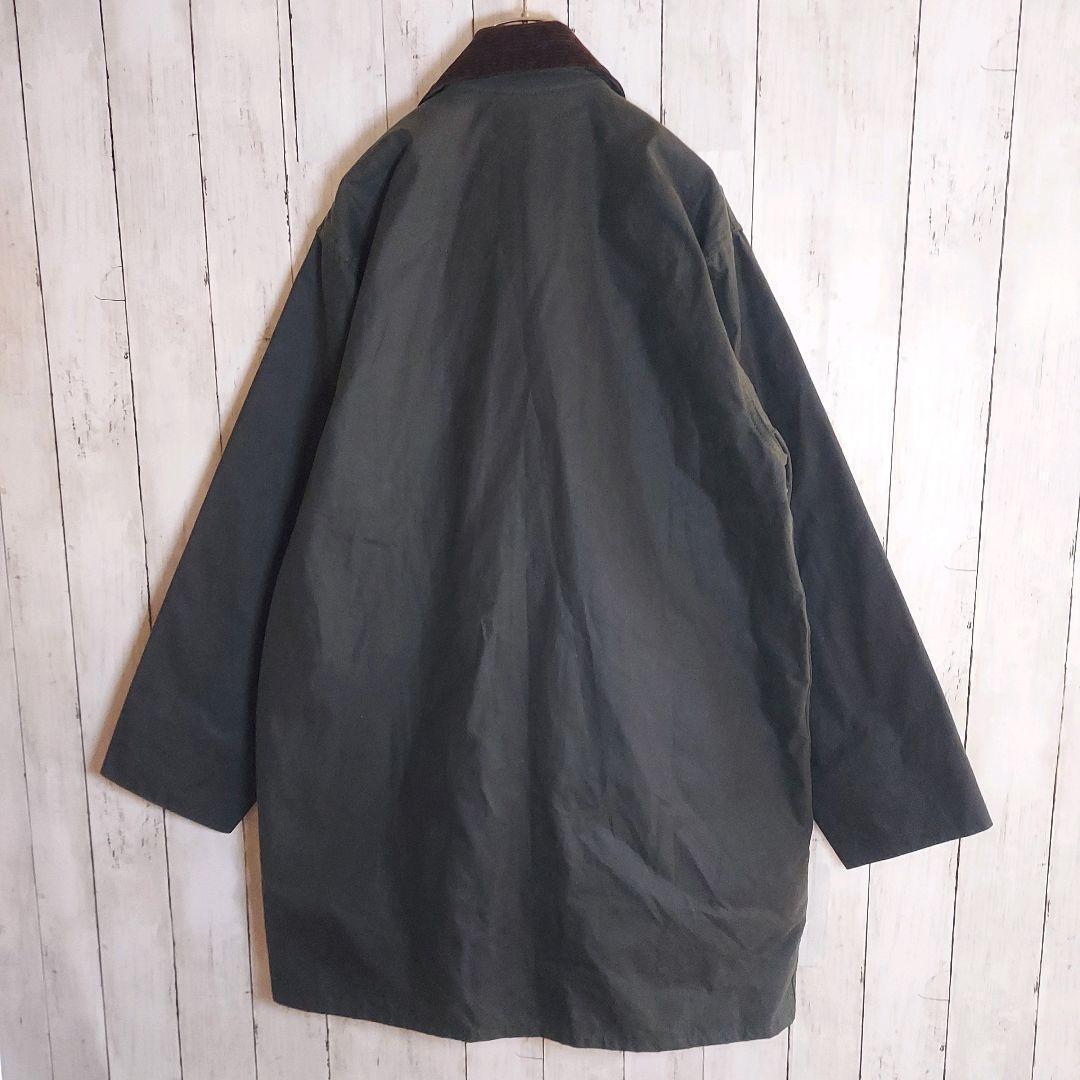 【Barbour】バブアー ワックスコットンブルゾン L相当 オリーブ