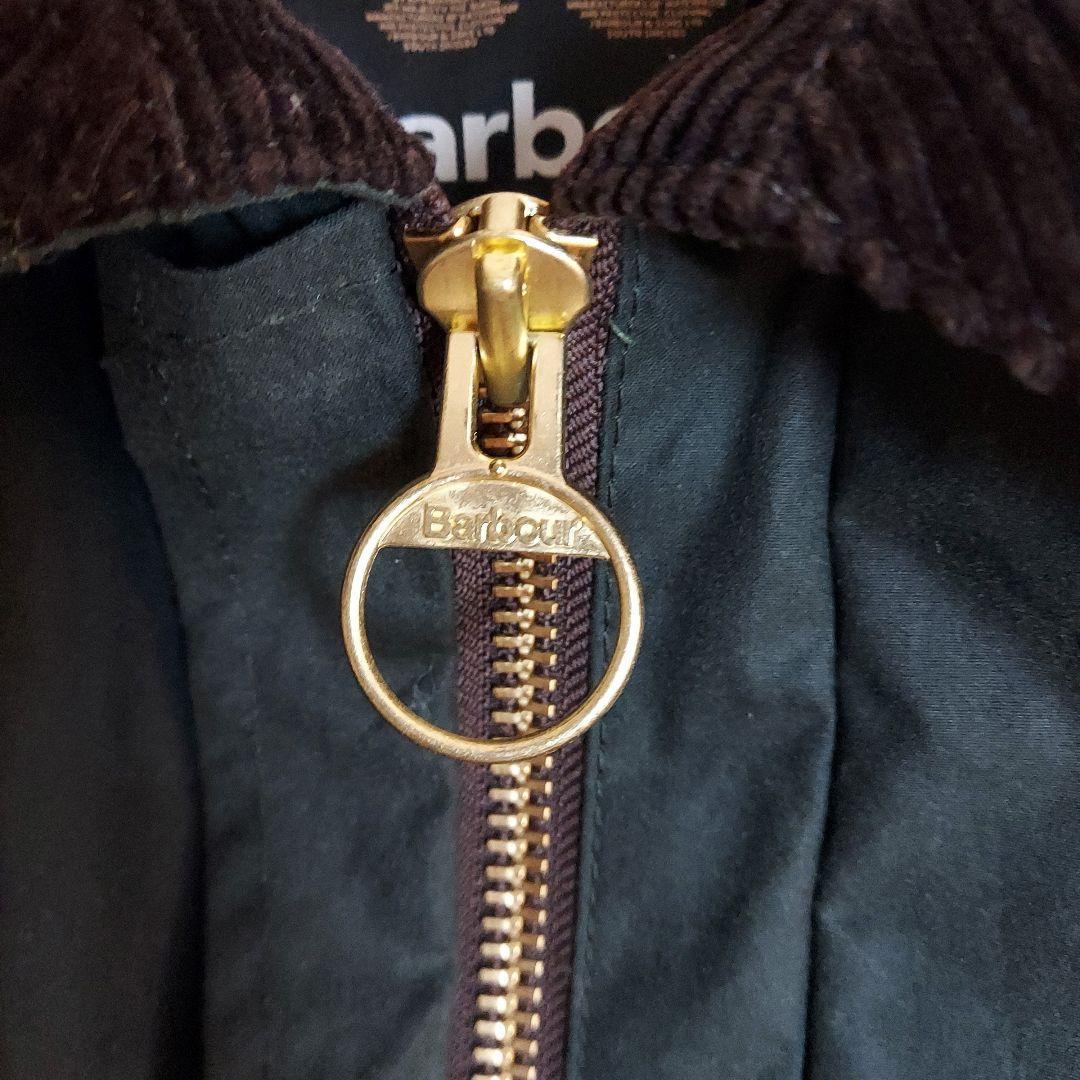 【Barbour】バブアー ワックスコットンブルゾン L相当 オリーブ