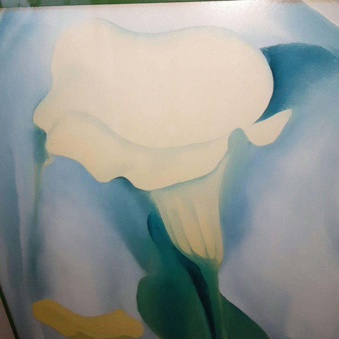 絵画　現代アート ポスター　大　ジョージア・オキーフ 　花　M