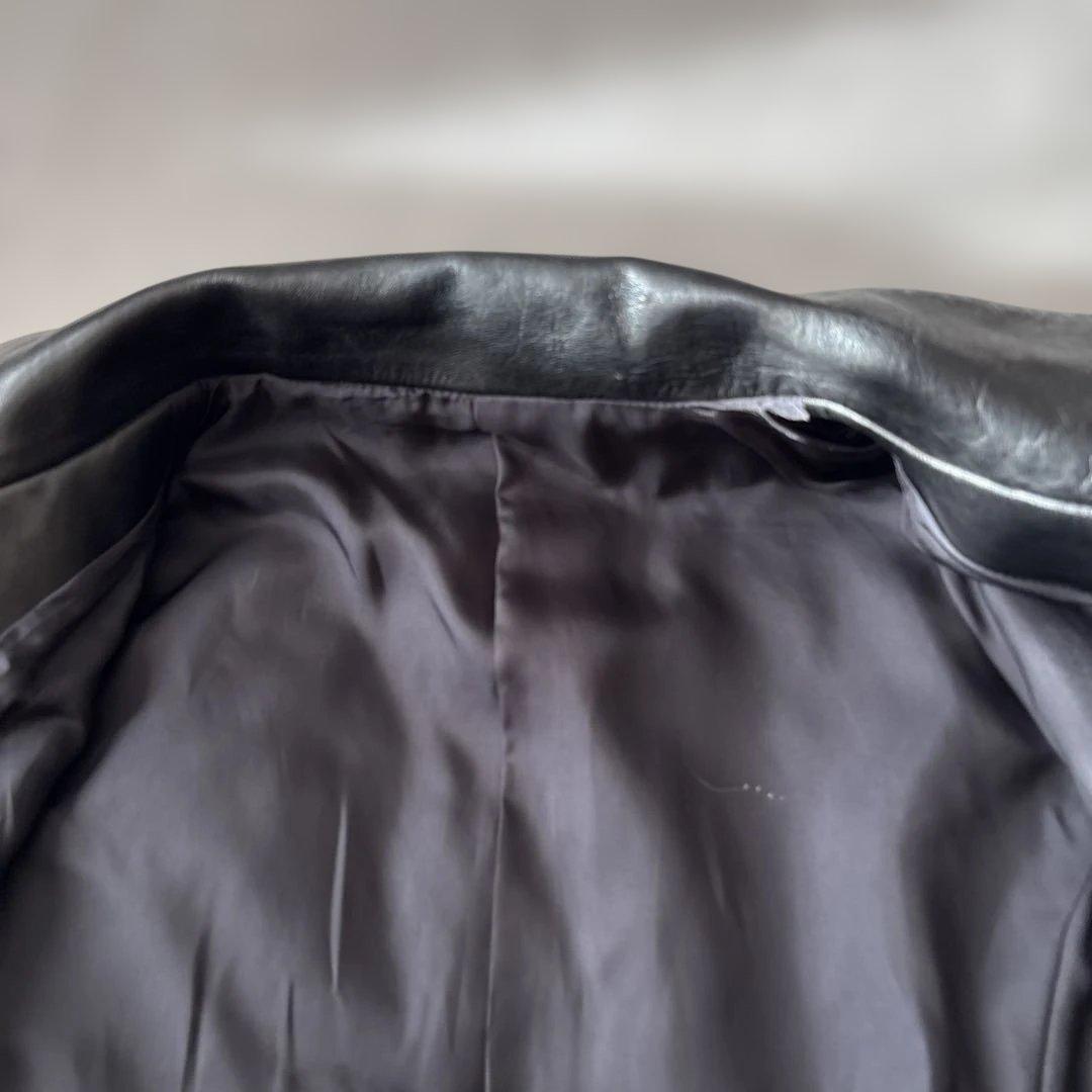 ベルS /N シングルライダースM 黒　ゴールド金具　Wジップ