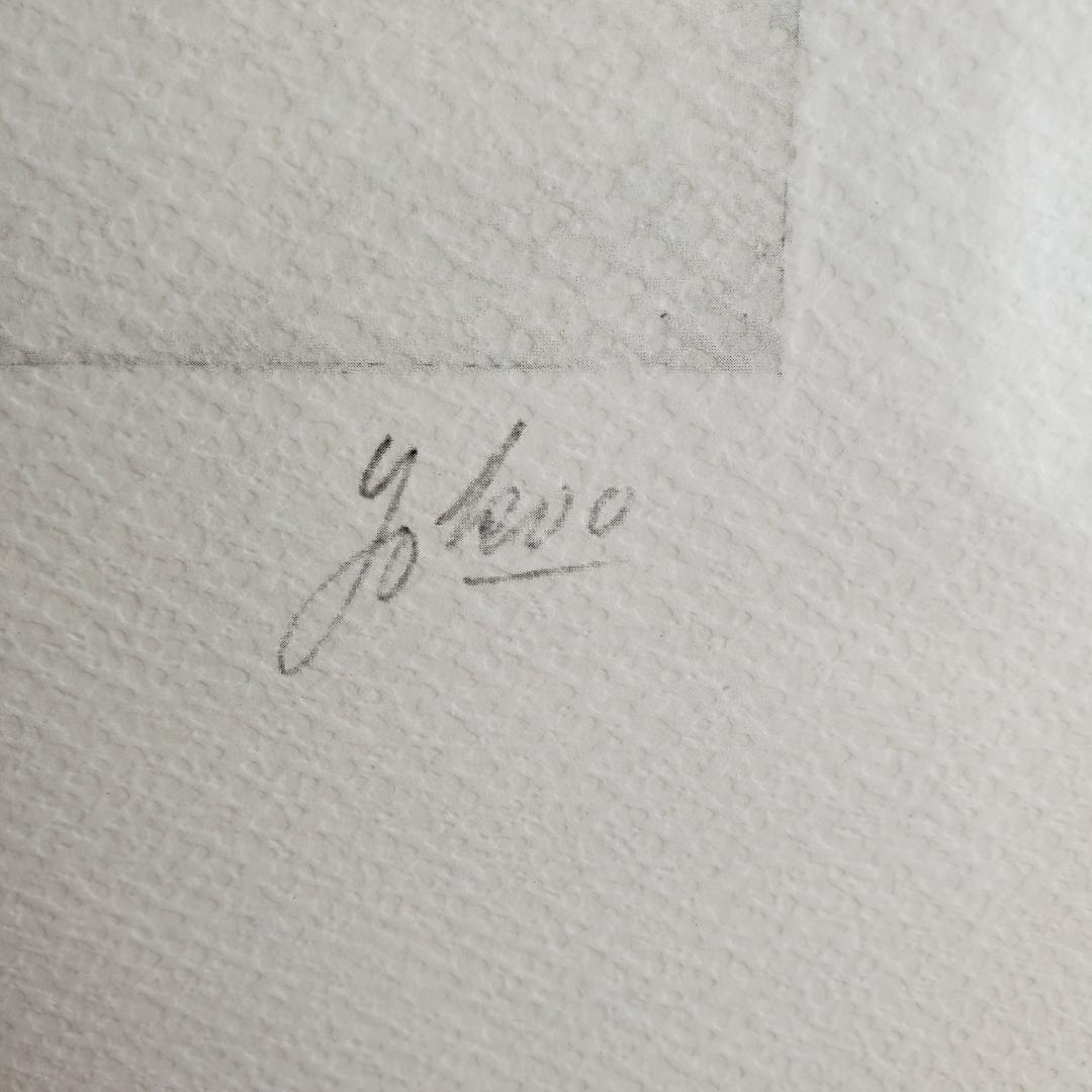 横尾忠則 リトグラフ 夢シリーズ 二人の私 銅版画 直筆サイン 限定20部 額装