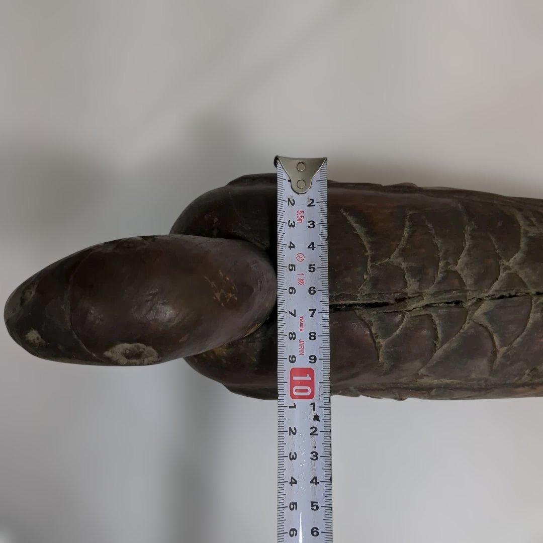 李朝 デコイ 木彫 置物 木雁 朝鮮美術