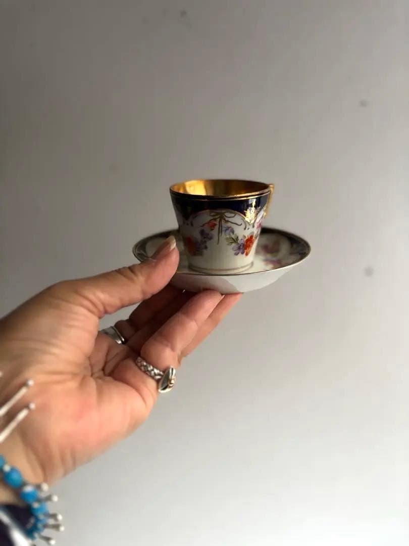 800 アンティーク DRESDEN ドレスデン ドイツ カップ&ソーサー