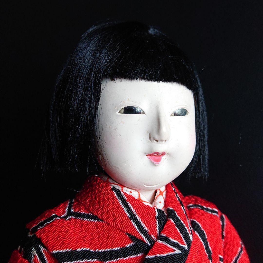 市松人形 日本人形 24㎝ ヴィンテージ品