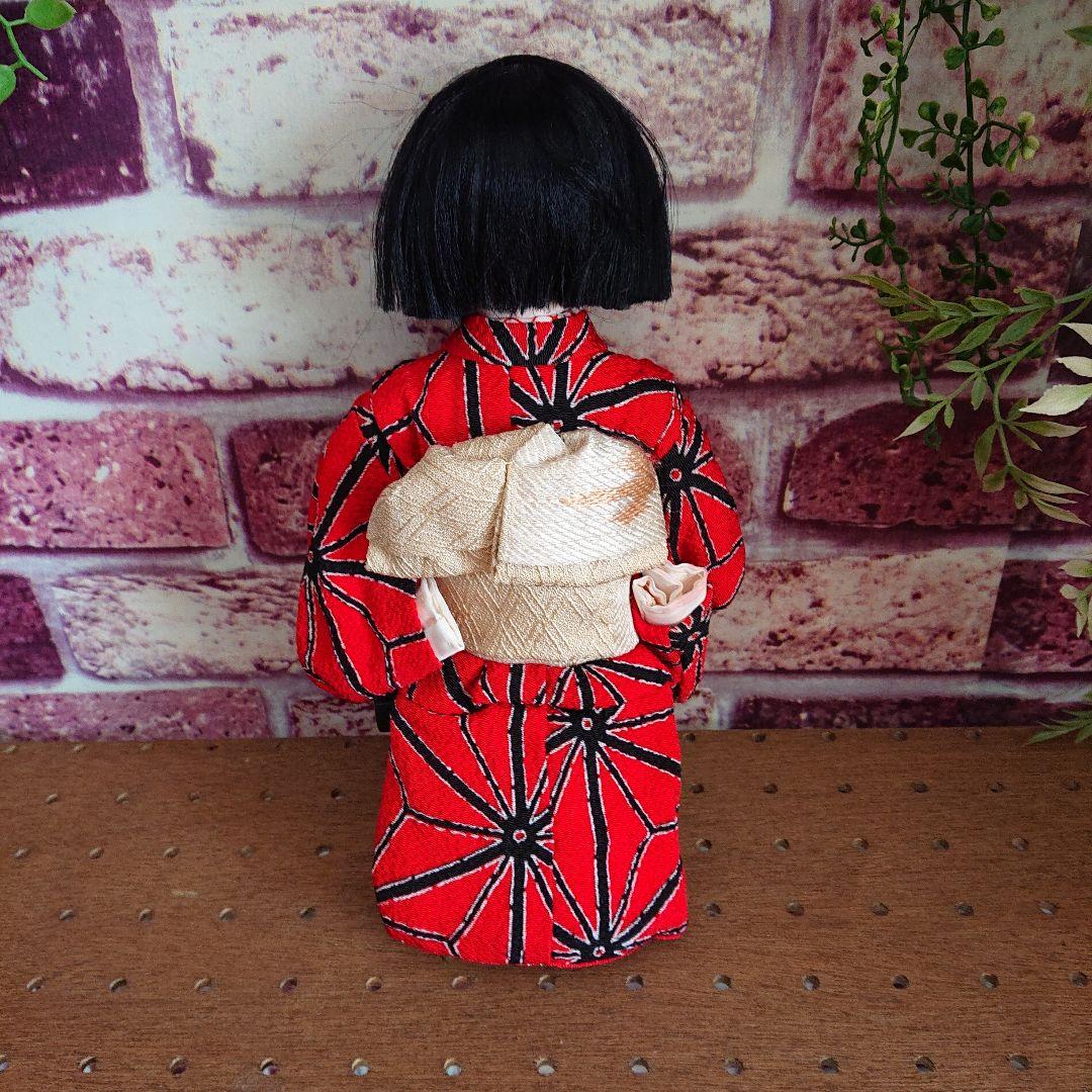 市松人形 日本人形 24㎝ ヴィンテージ品