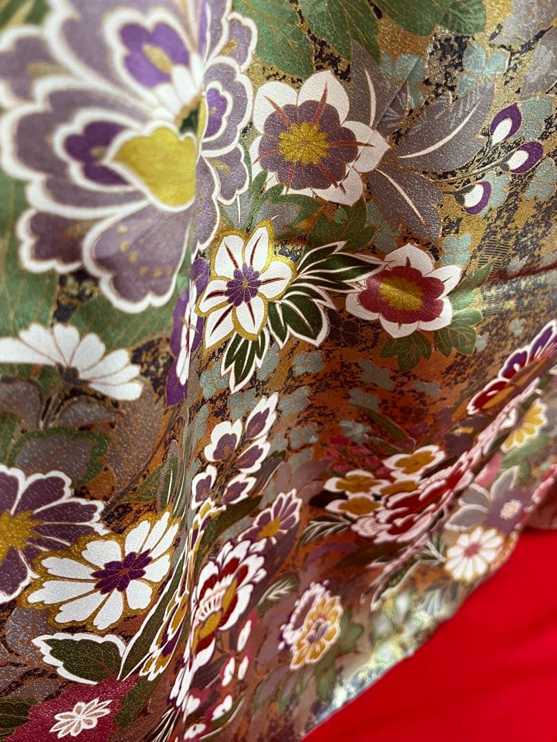 中古★振袖★仕立て上がり　NO.B11 ピンク色　成人式　結婚式