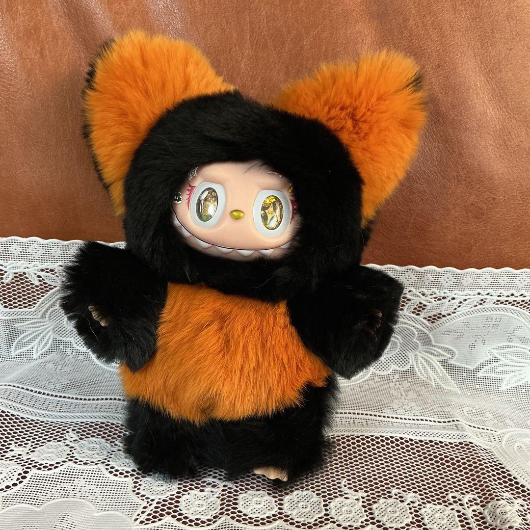 ジモモ　ラブブ　狐　黒　オレンジ