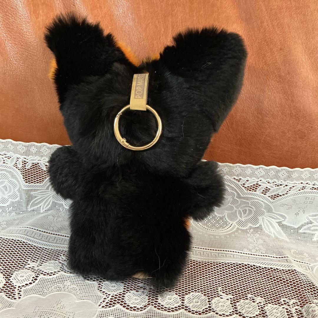 ジモモ　ラブブ　狐　黒　オレンジ