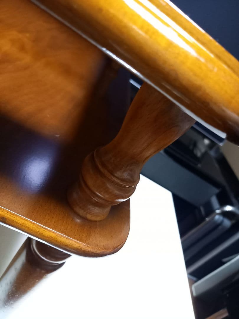 ぴぴ　様売約済　コロニアル　ディスプレイ　ガラス　ウッド　サイドテーブル