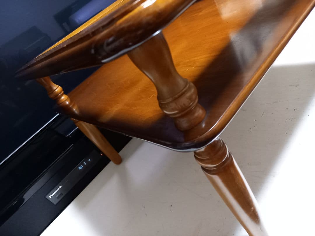 ぴぴ　様売約済　コロニアル　ディスプレイ　ガラス　ウッド　サイドテーブル