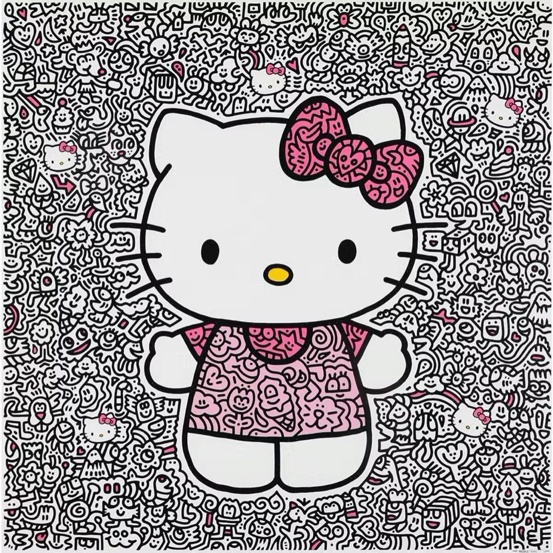 未使用・Mr.Doodle ミスタードゥードゥル『Big Kitty』サンリオ