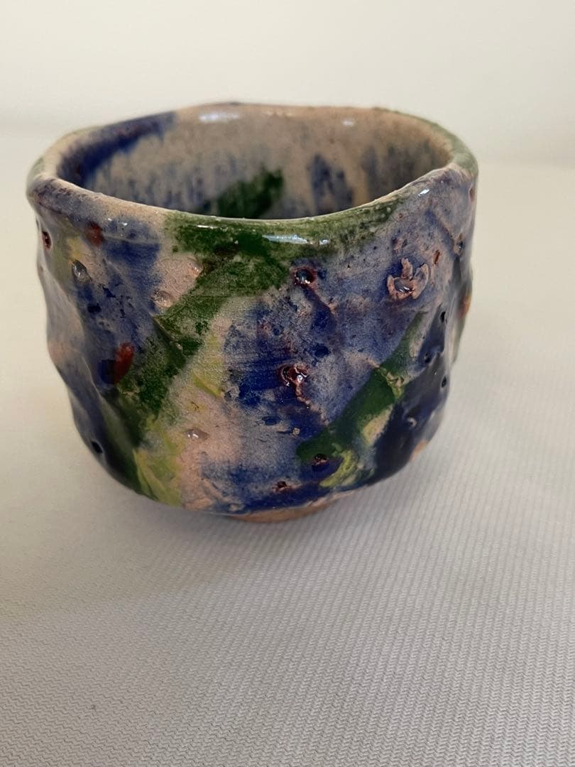 出口王仁三郎　ぐい呑み　茶碗　耀盌ようわん 口径6.9cm 高さ6.2cm