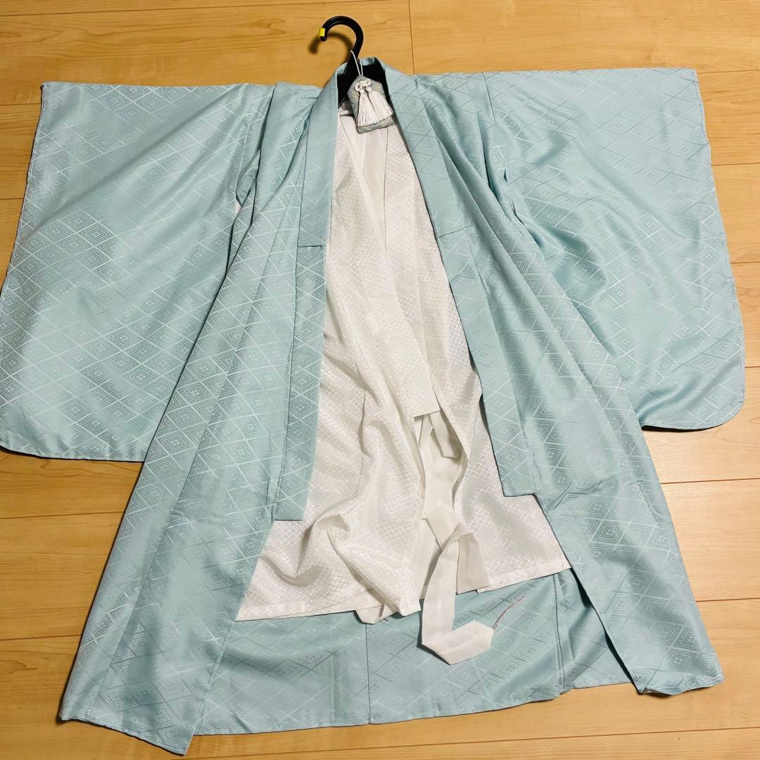 【本日最終　京越12点フルセット】 七五三 着物 男の子 5歳　くすみカラー