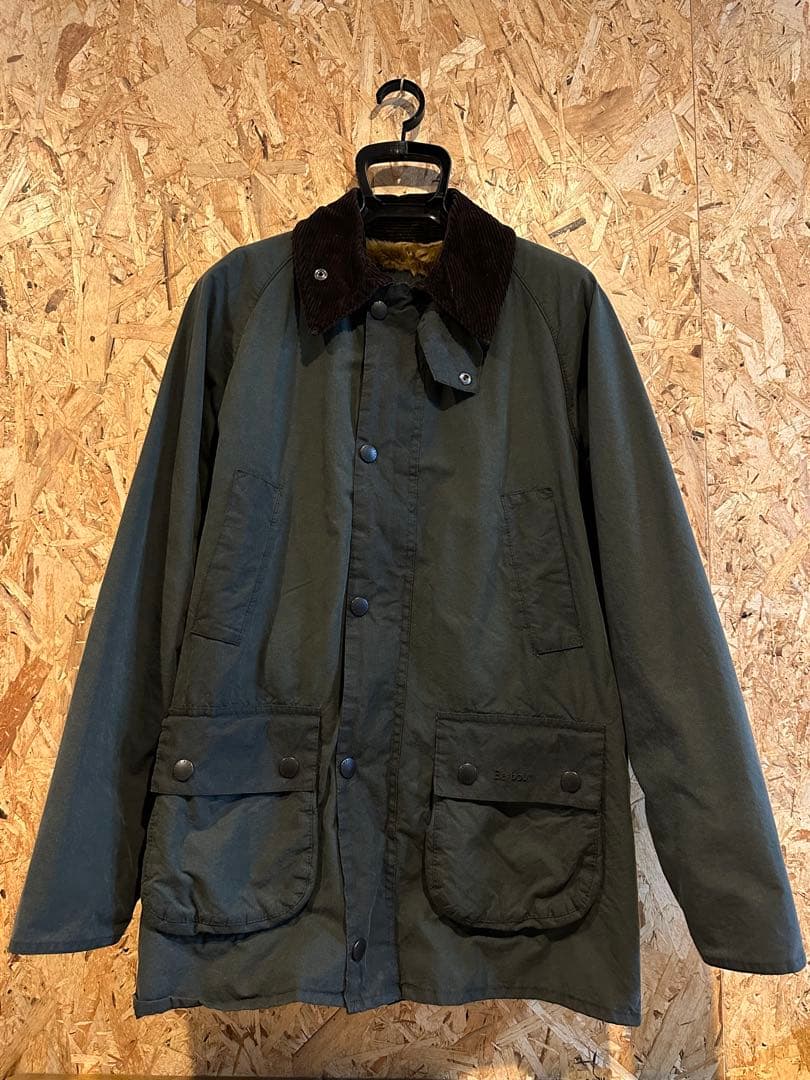 【すけさん様】ビームスF Barbourワックスコットン ジャケット/オリーブ