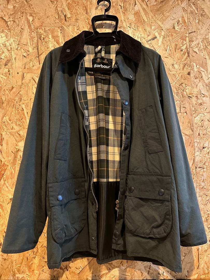 【すけさん様】ビームスF Barbourワックスコットン ジャケット/オリーブ