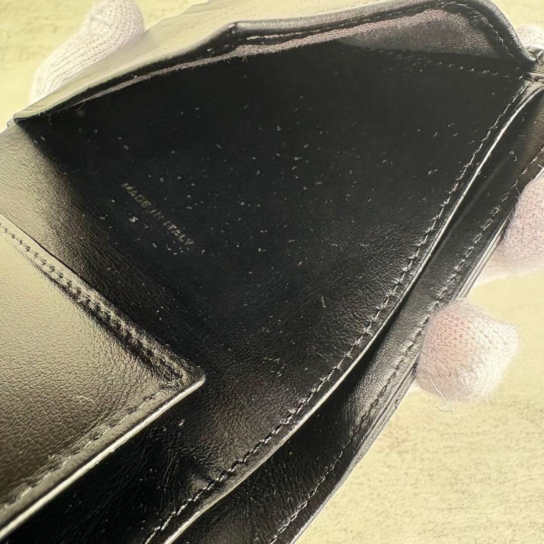 CHANEL シャネル　マトラッセ　ラムスキン　三つ折り　財布　ケース