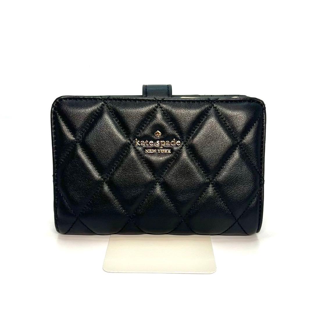 ☆新品☆kate spade ブラック 二つ折り財布
