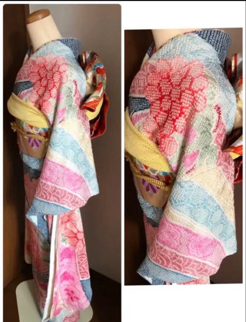 らら様 正絹　総絞り振袖