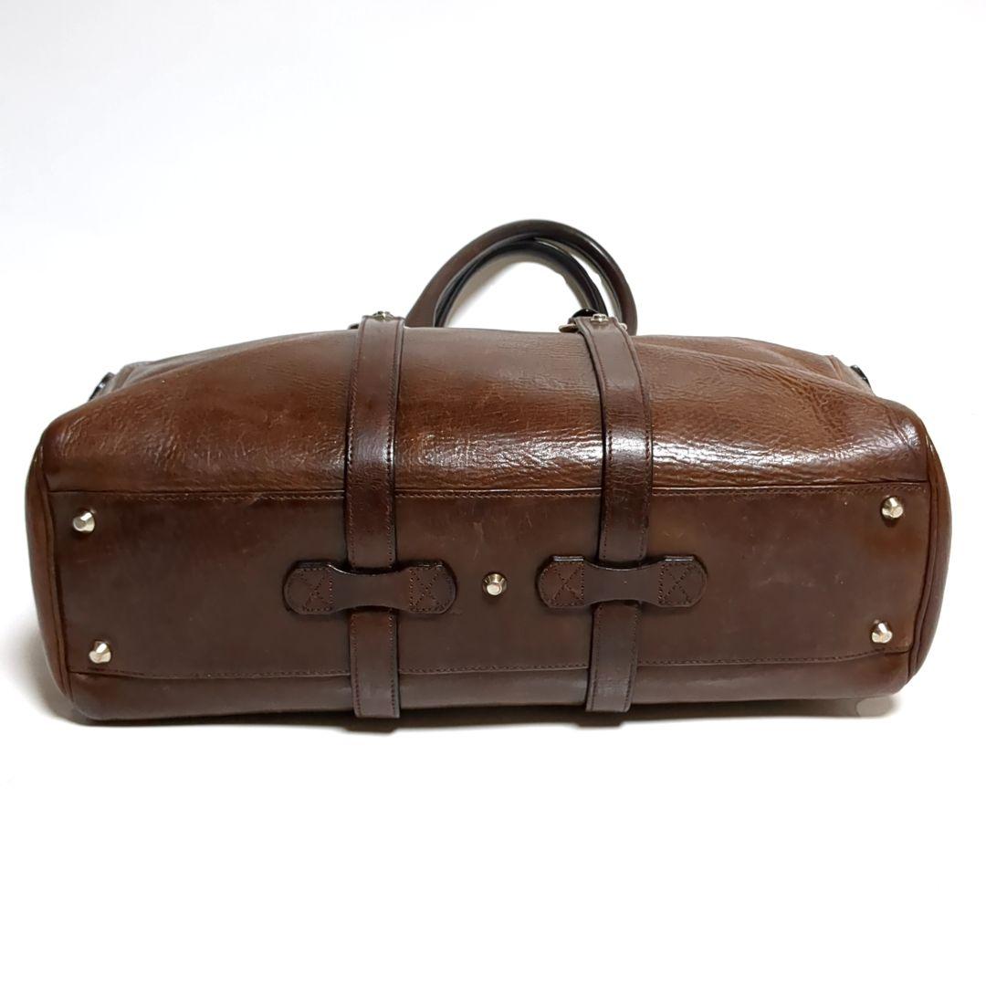 ✨万双✨双鞣和地 トートバッグ ブラウン レザー 肩がけ