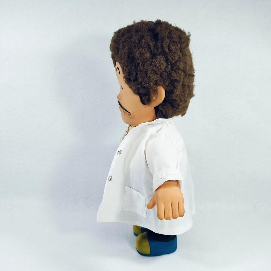 Dr.スランプ アラレちゃん 則巻千兵衛 本体 白衣 ソフビ 29cm ポピー