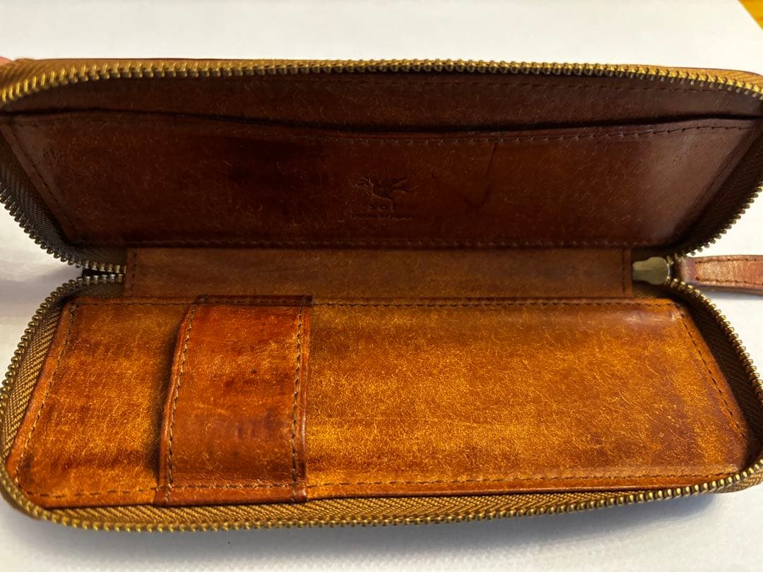 sot プエブロレザー　ラウンドファスナーペンケース　筆箱　おまけ付き