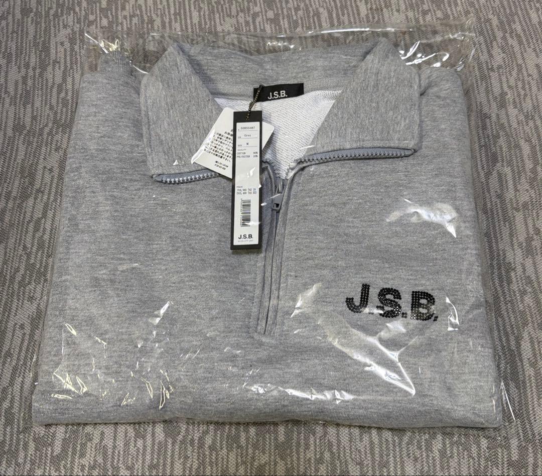 Rhinestone Logo Half Zip Sweat 新品未使用