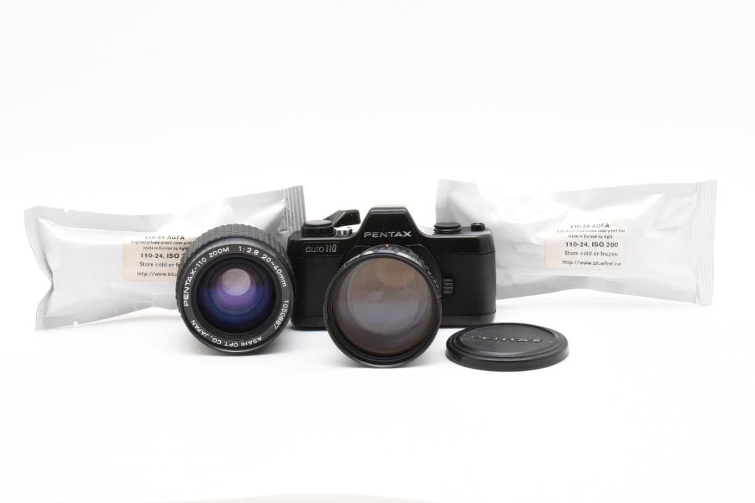 #243★動作品★PENTAX AUTO 110 レンズ2本セット