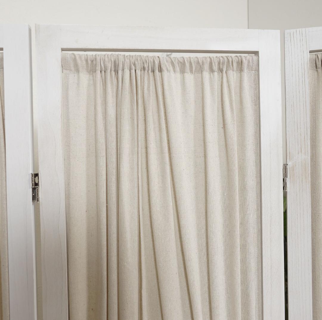 【新品・未使用】　シャビーウッドファニチャー　パーテーション　3連　完成品