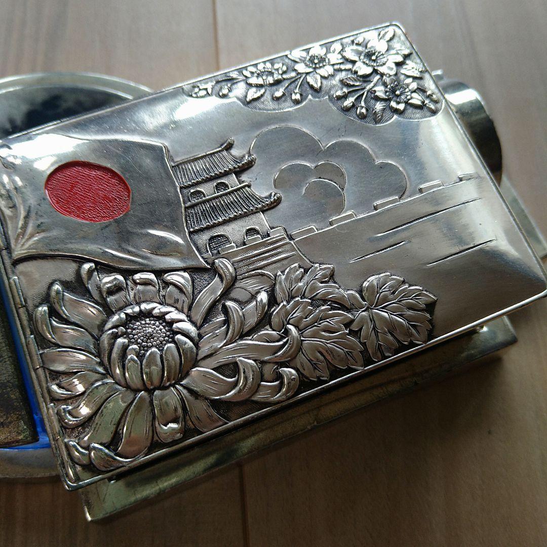 昭和レトロ　灰皿　シガーケース　アンティーク